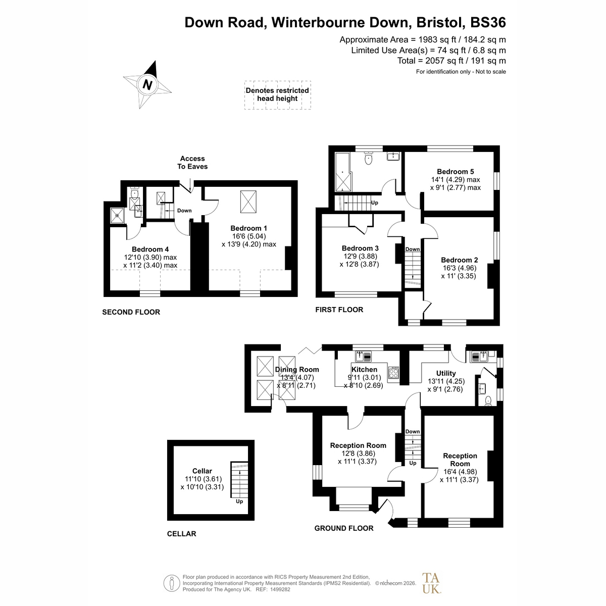 93, Down Road, Bristol floorplan