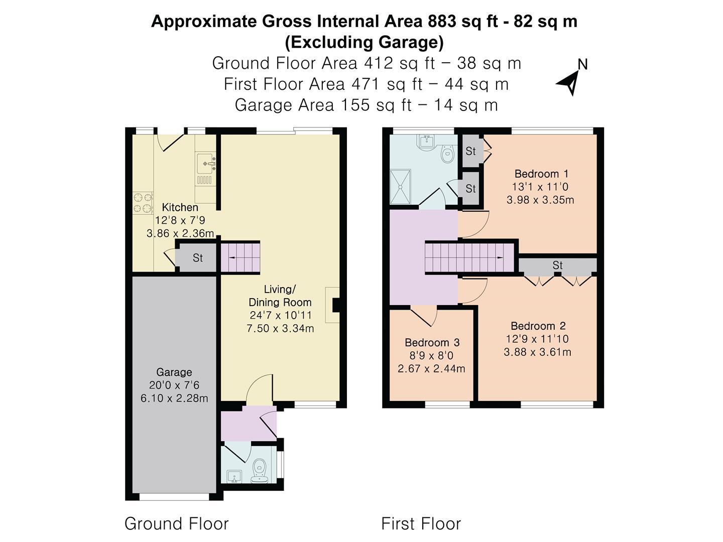 7, The Willows, St. Albans floorplan