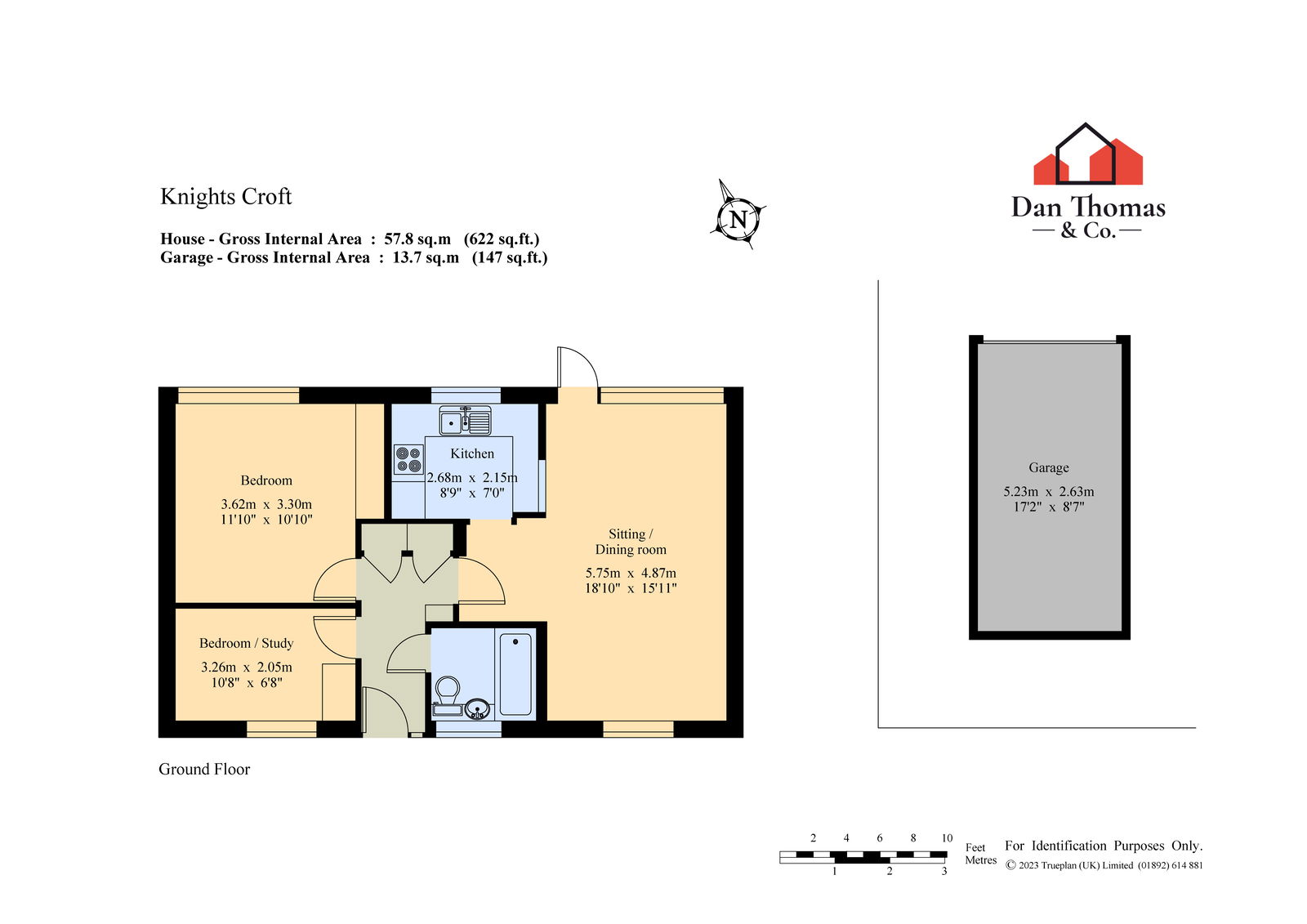 42, Knights Croft, Longfield floorplan