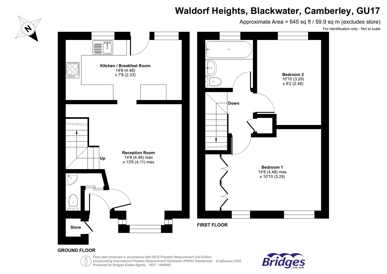 48, Waldorf Heights, Camberley floorplan