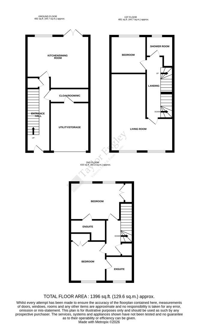 1 Pierpoint Mews, Silver Wharf, Eastbourne floorplan
