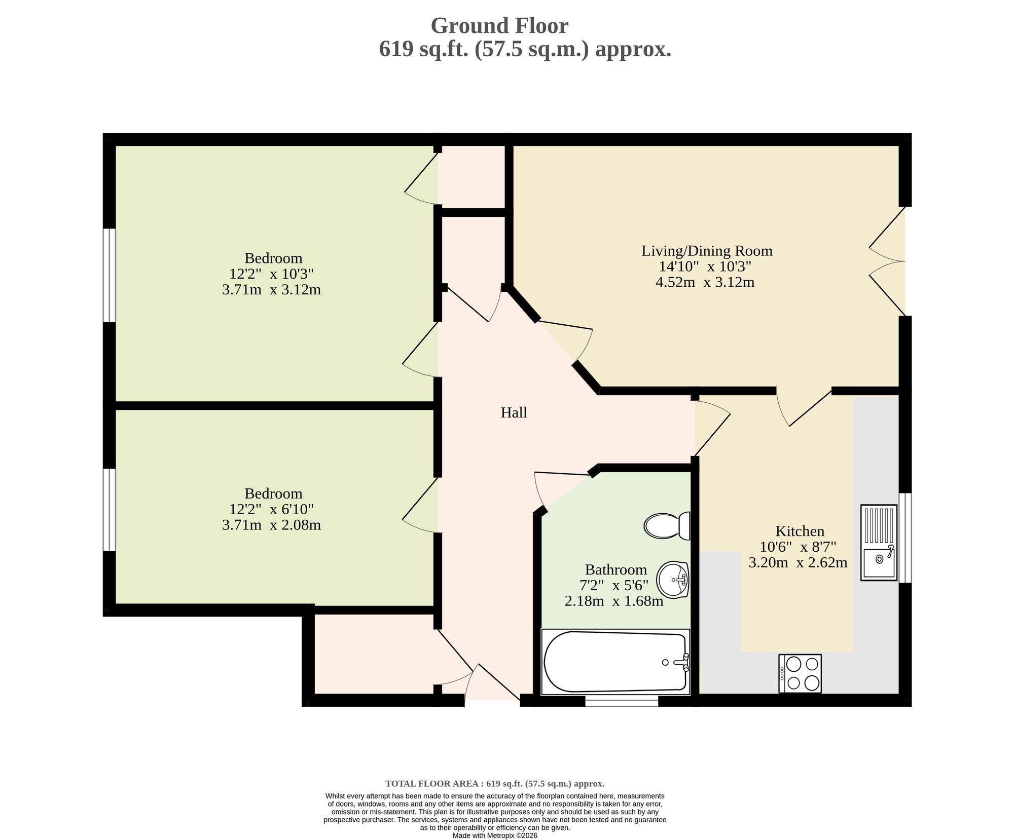 19 Blake Court, Swaffham floorplan