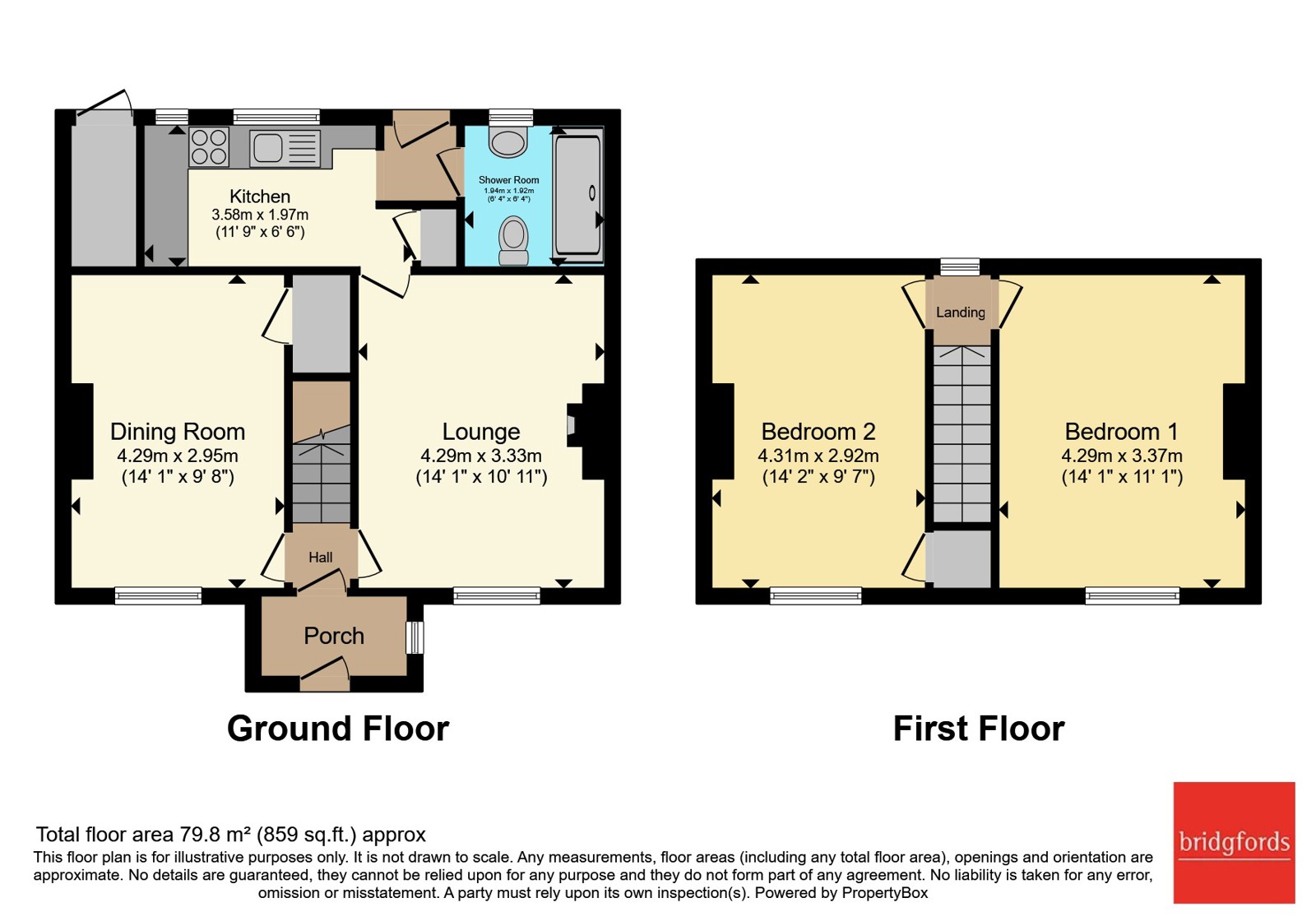 1, Heath Court, Stoke-on-Trent floorplan