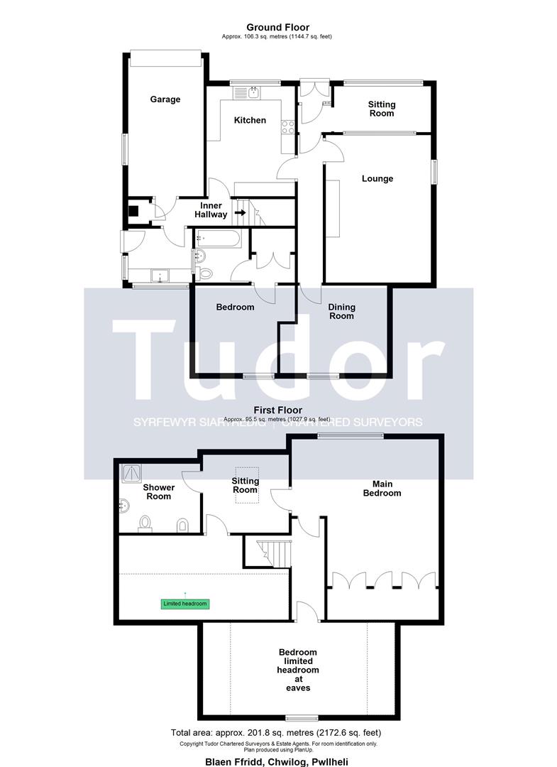 Blaen Ffridd, Chwilog floorplan