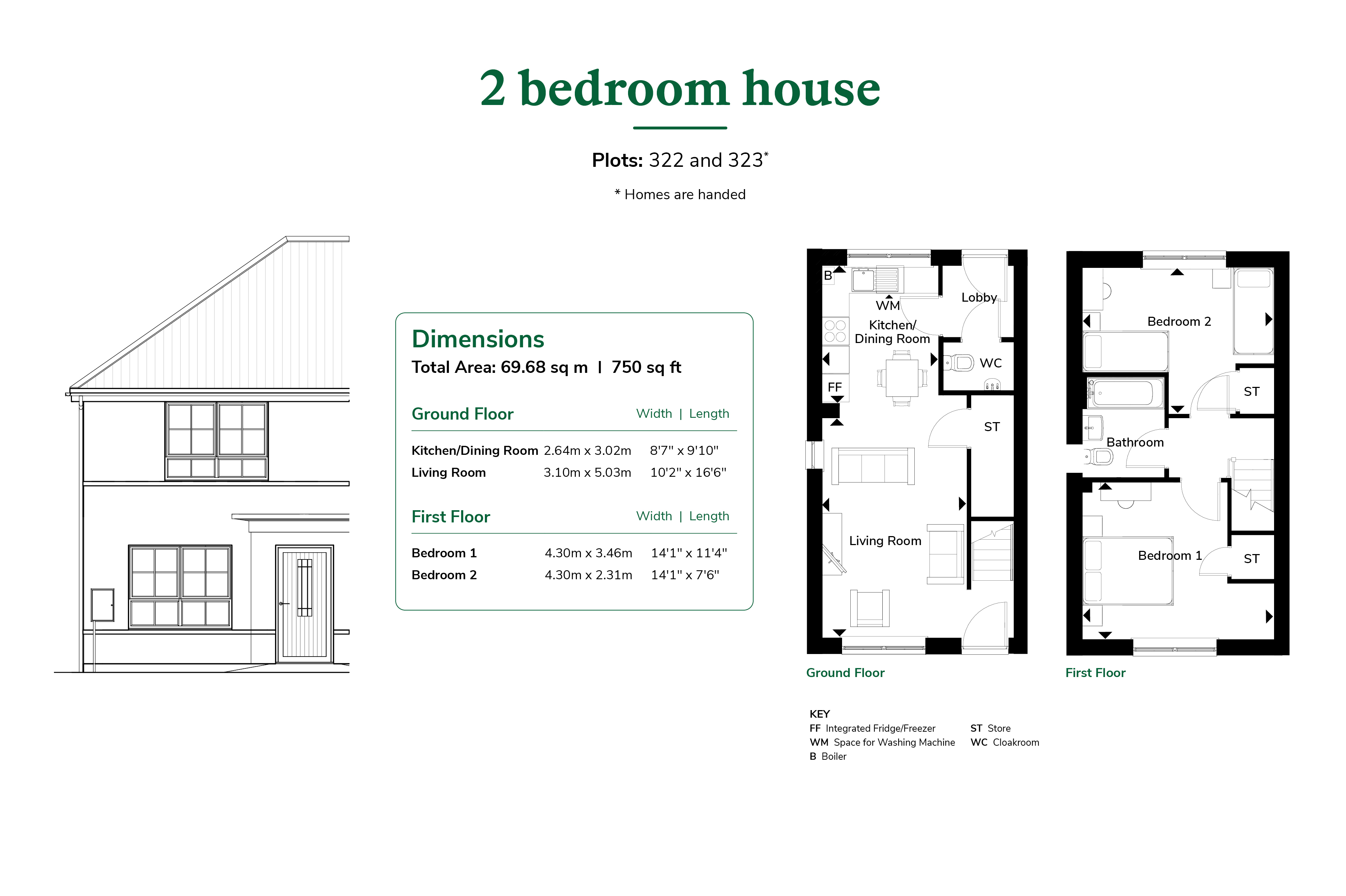 Plot 323,, Laxford Lane, Leicester floorplan
