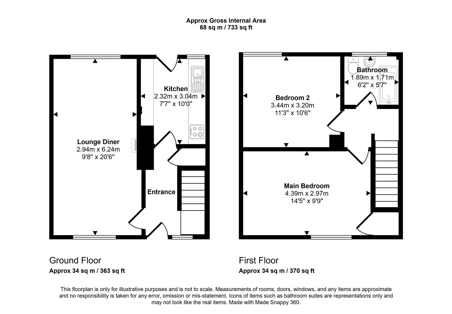 70, Longdales, Lanark floorplan
