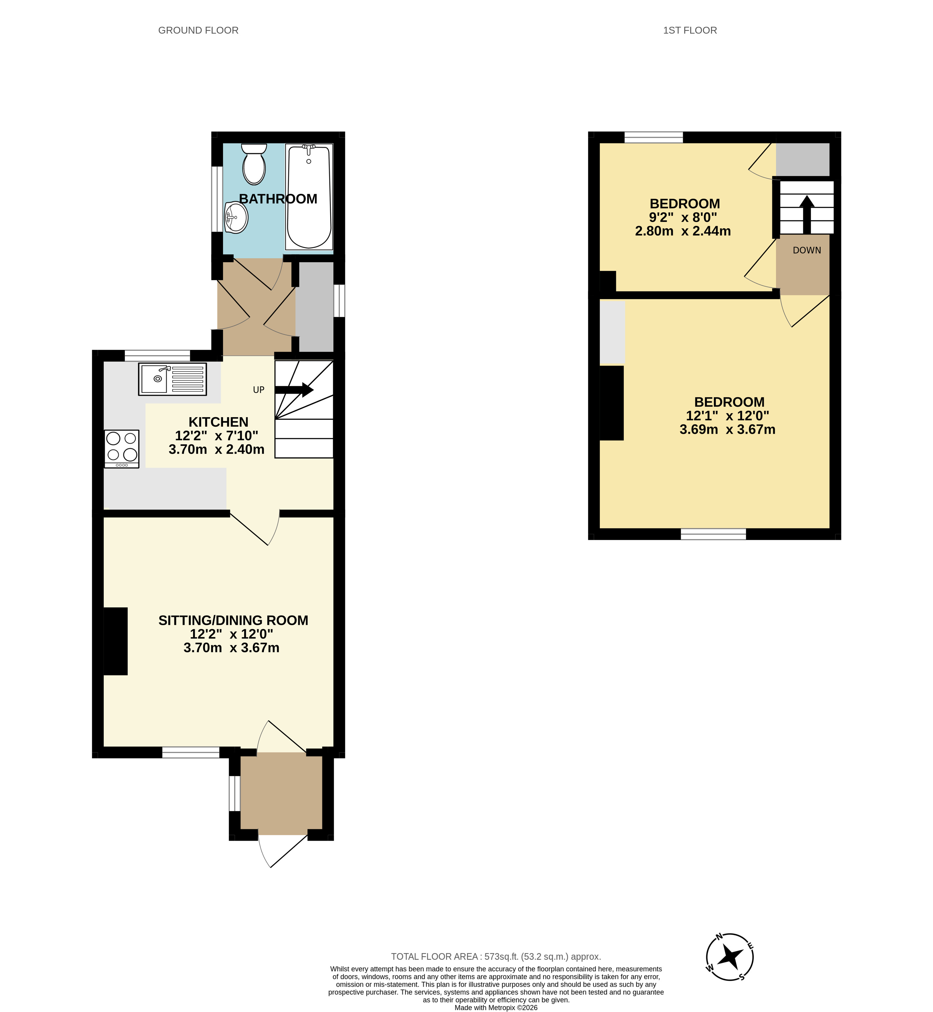5, Crouch House Cottages, Kent floorplan