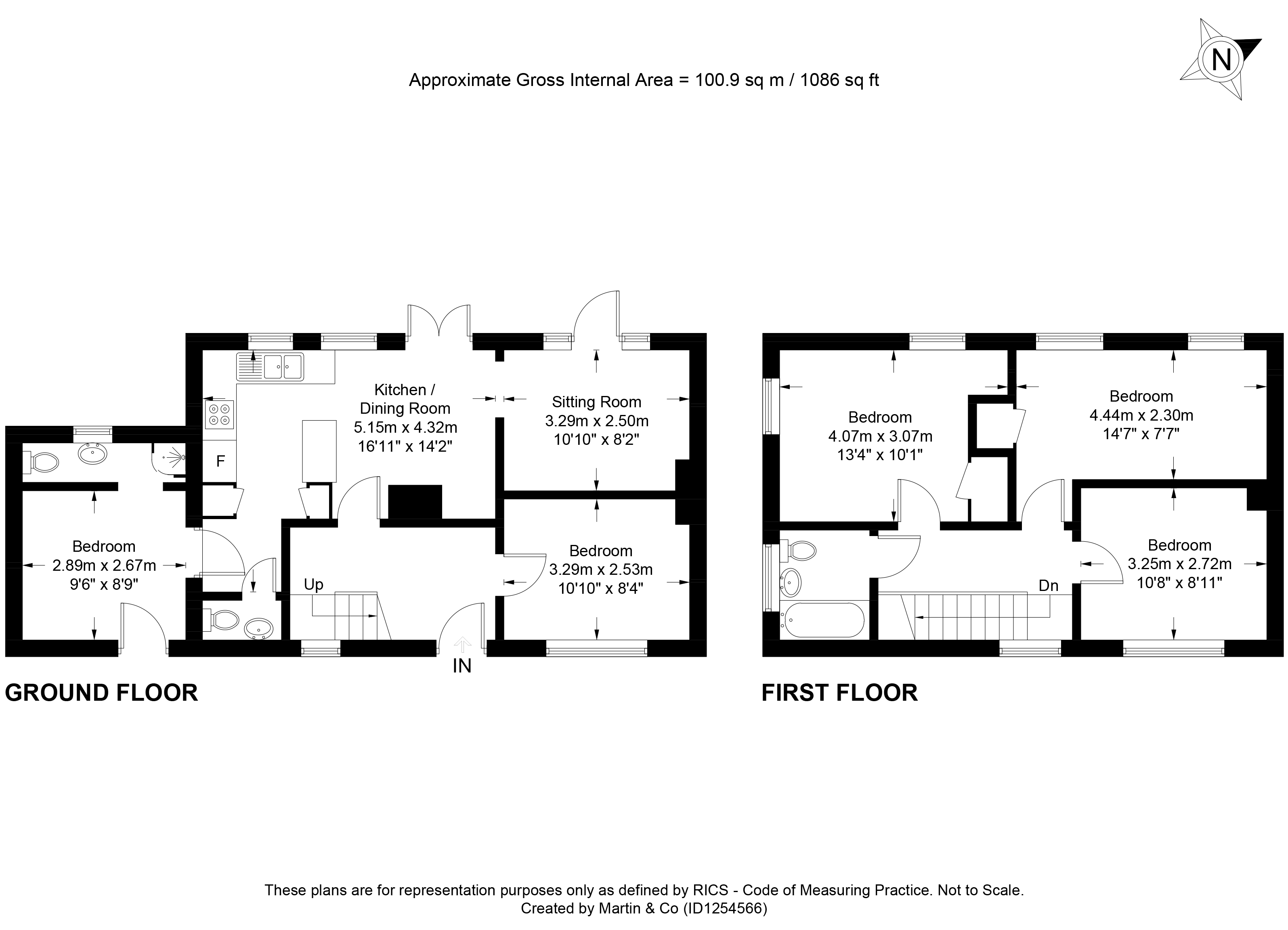 Room 2, 47, Fox Lane, Winchester floorplan