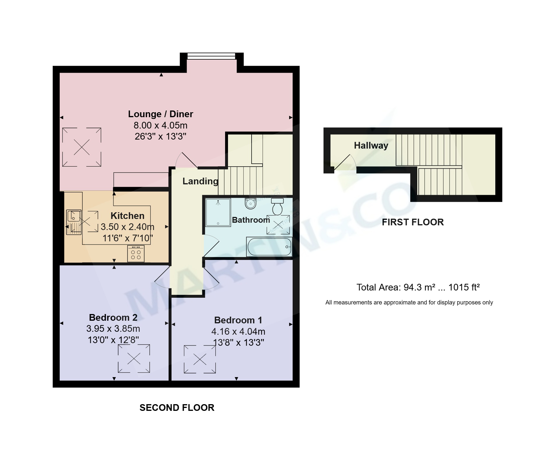 Flat 5, 8, Harvey Road, Bournemouth floorplan