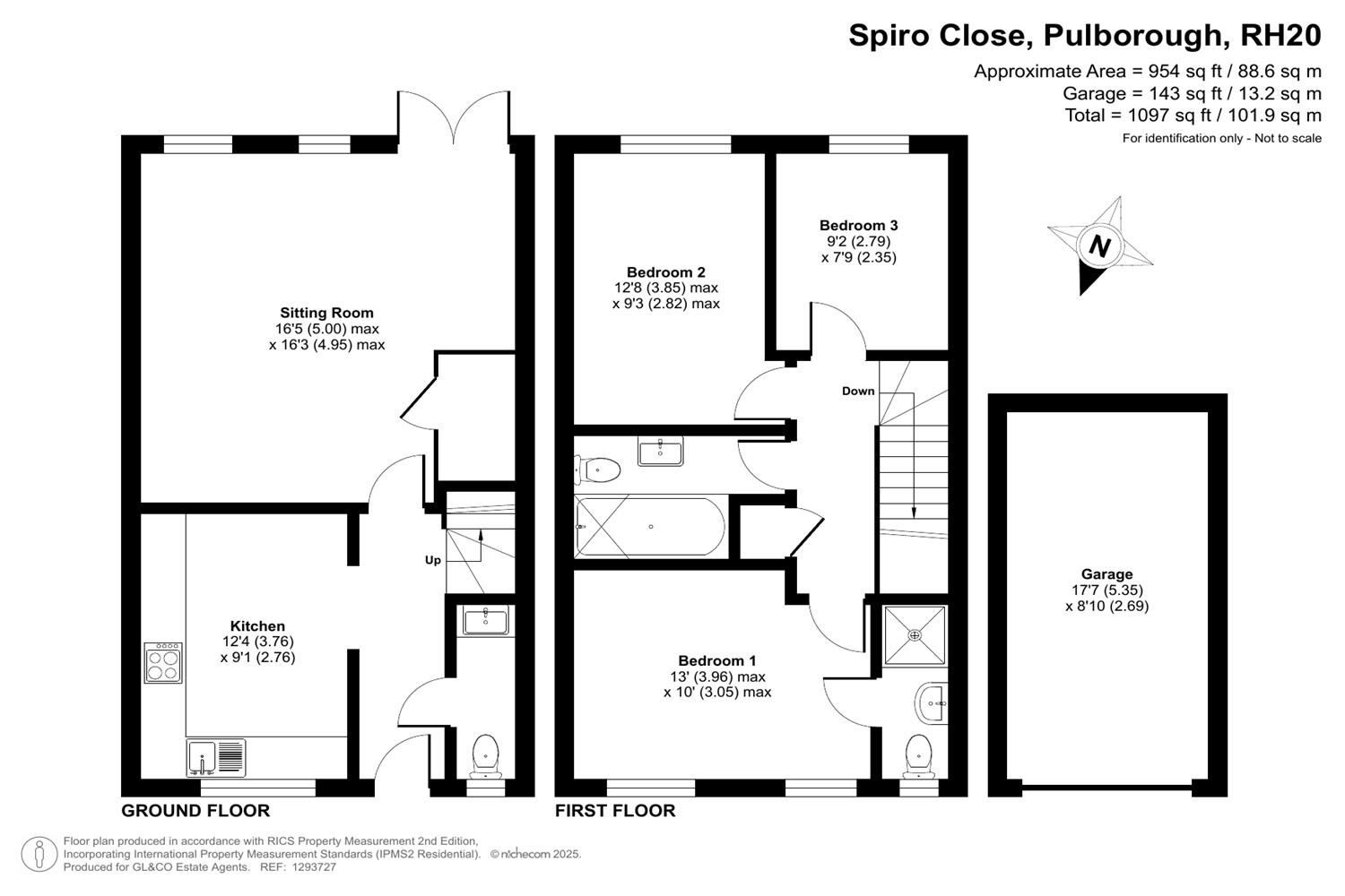 3 Spiro Close, Spiro Close, Pulborough floorplan
