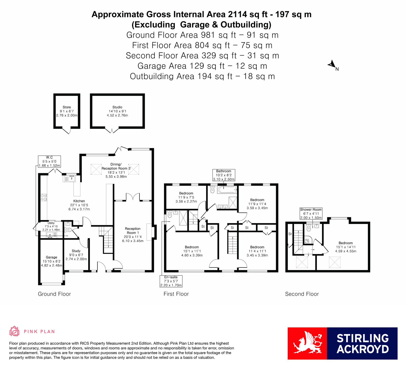 3, Springfield Grove, Surrey floorplan