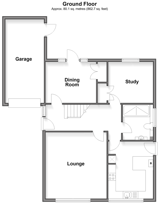 Farm Lane Sholden, Deal floorplan
