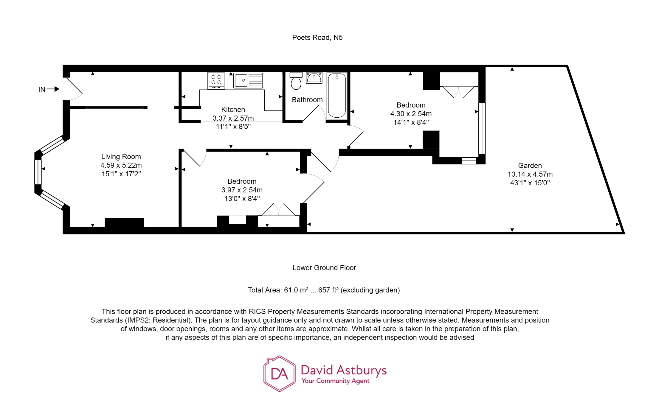 Poets Road, Highbury floorplan
