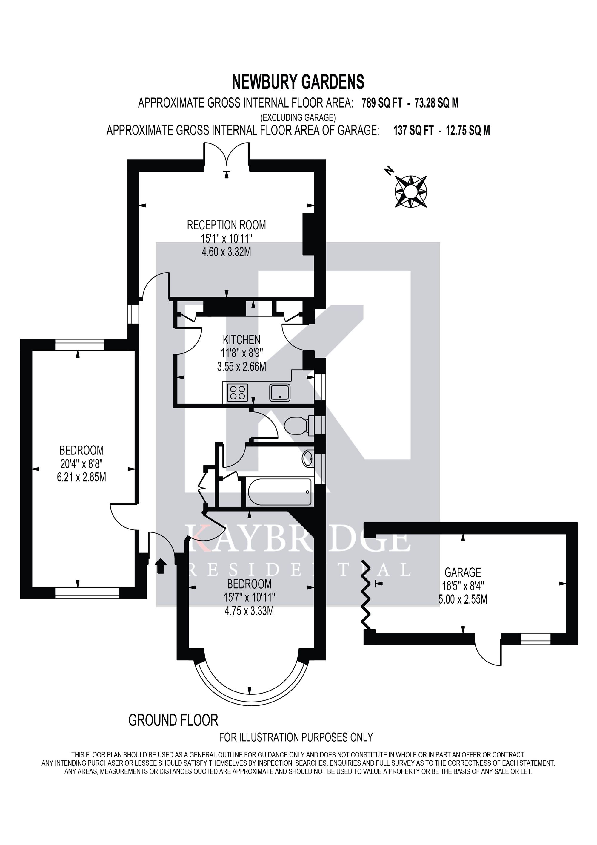114 Newbury Gardens, Epsom floorplan
