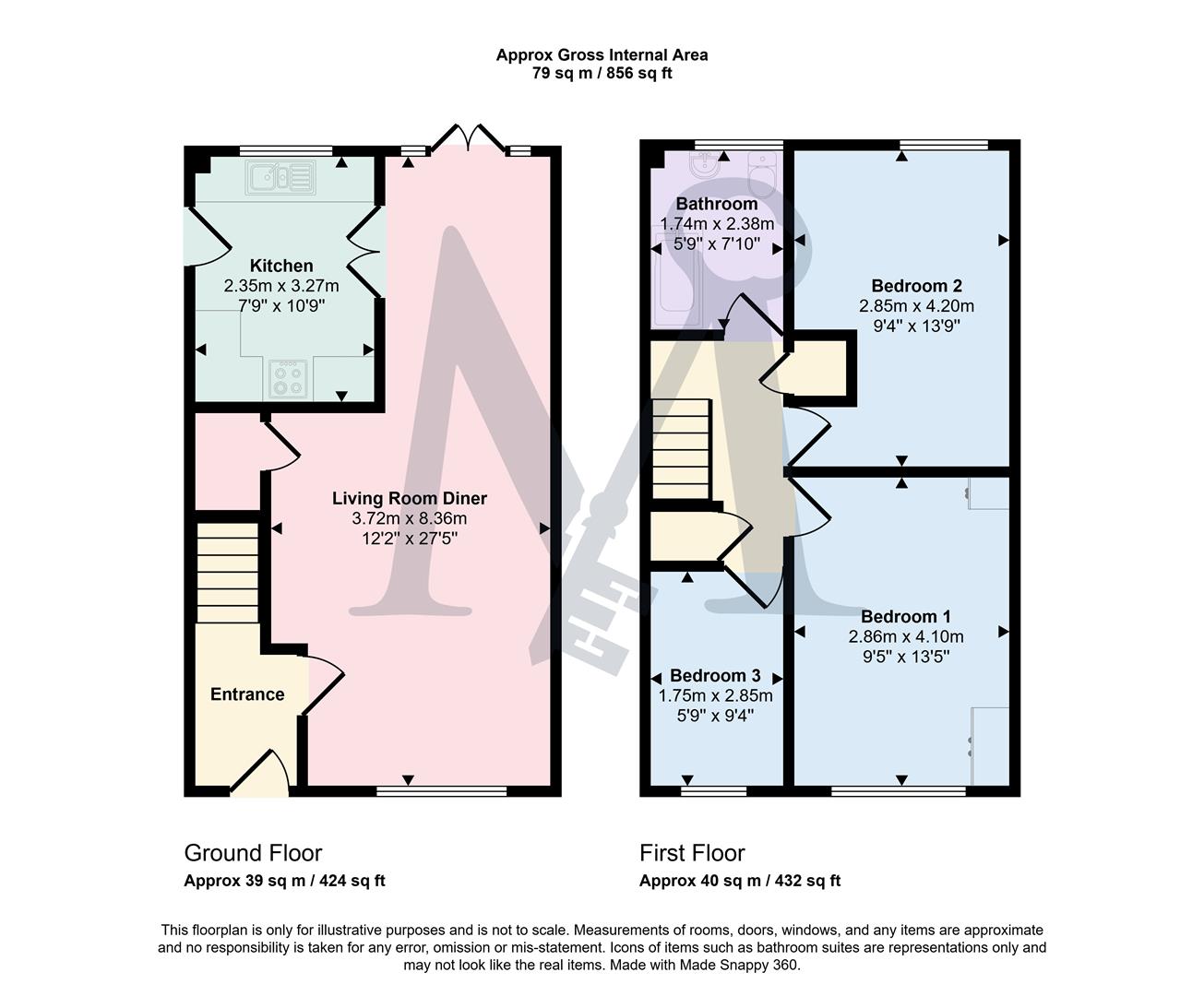 Bramble Drive, Leicester floorplan