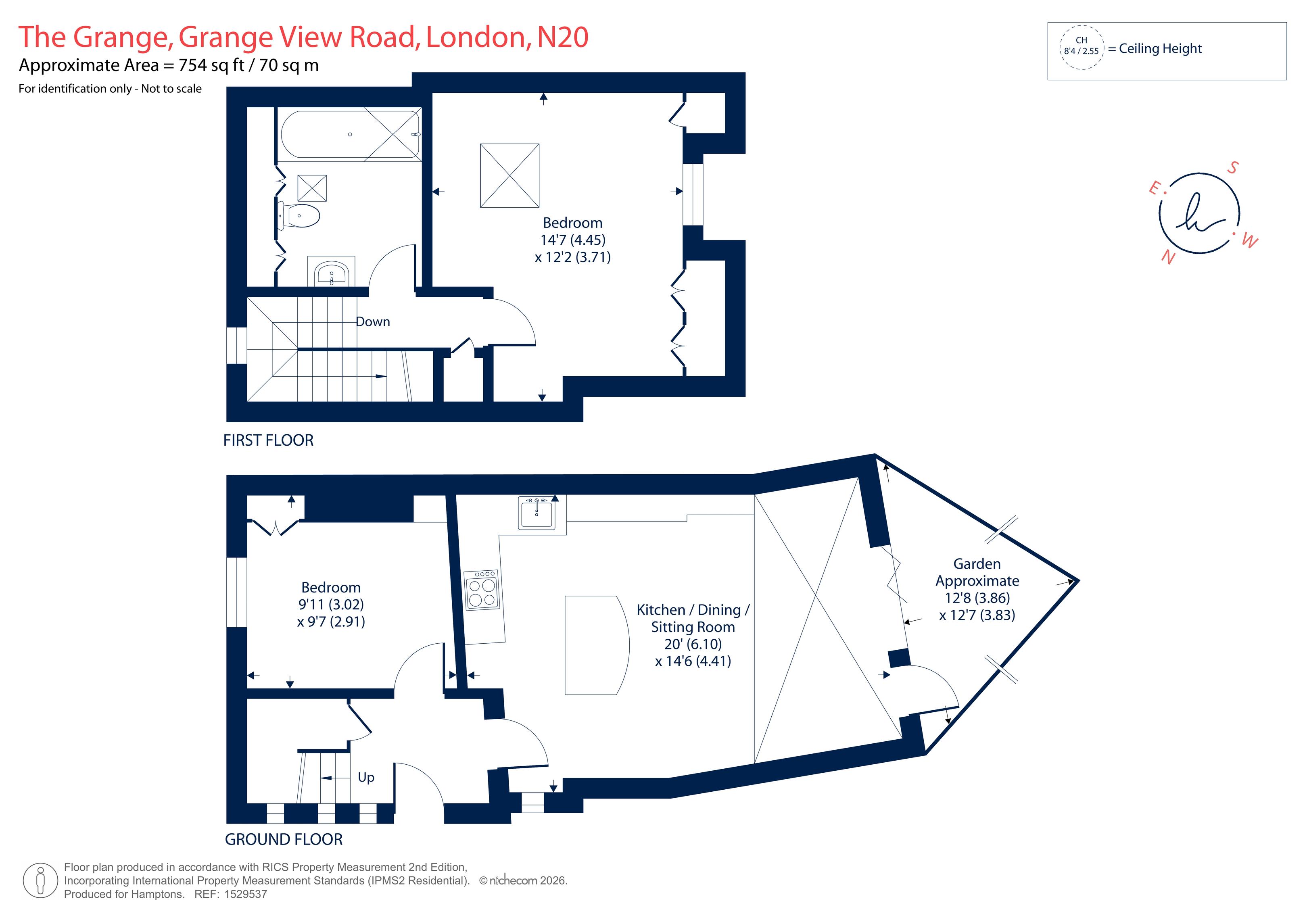 Grange View Road, Whetstone floorplan