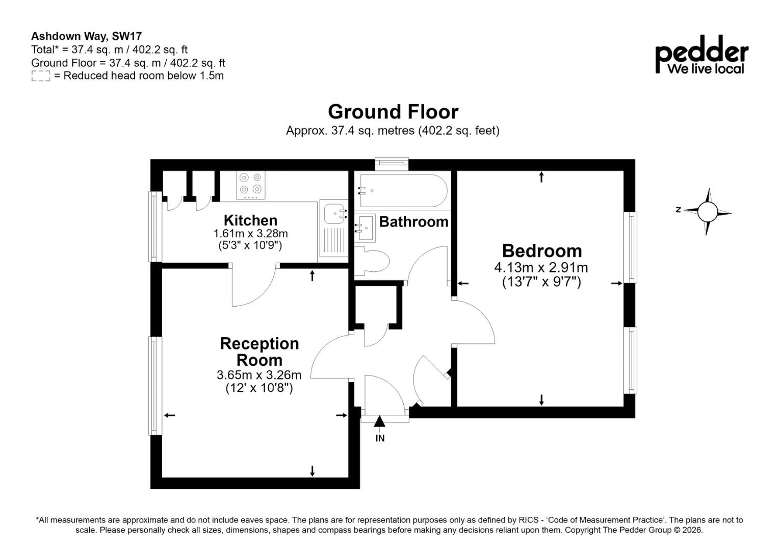 Ashdown Way, London floorplan