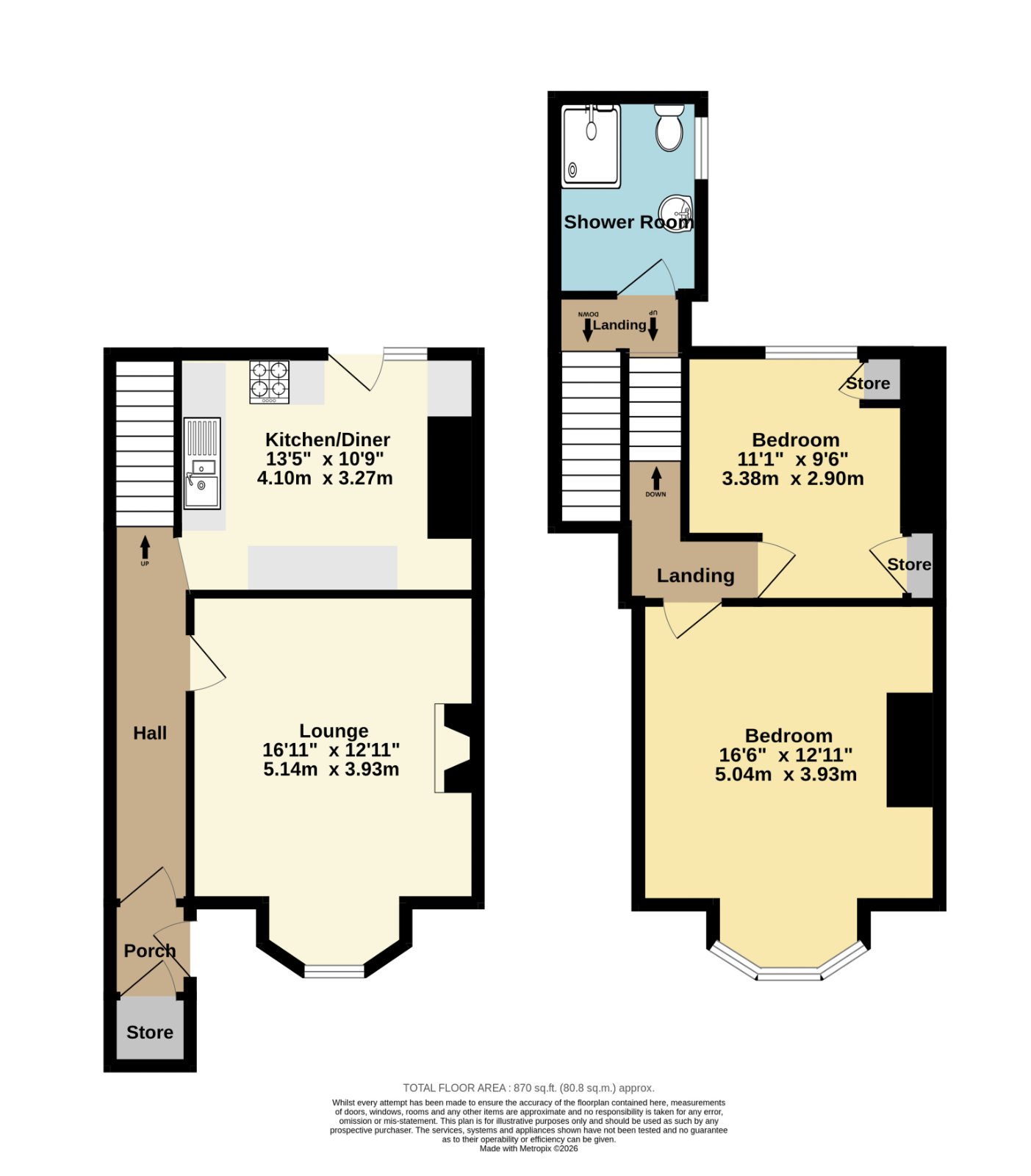 Lower Floor Maisonette, 58, Trinity Square, Kent floorplan