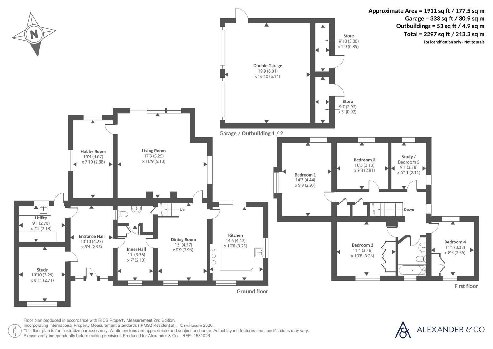 Chapel Lane, Buckingham floorplan