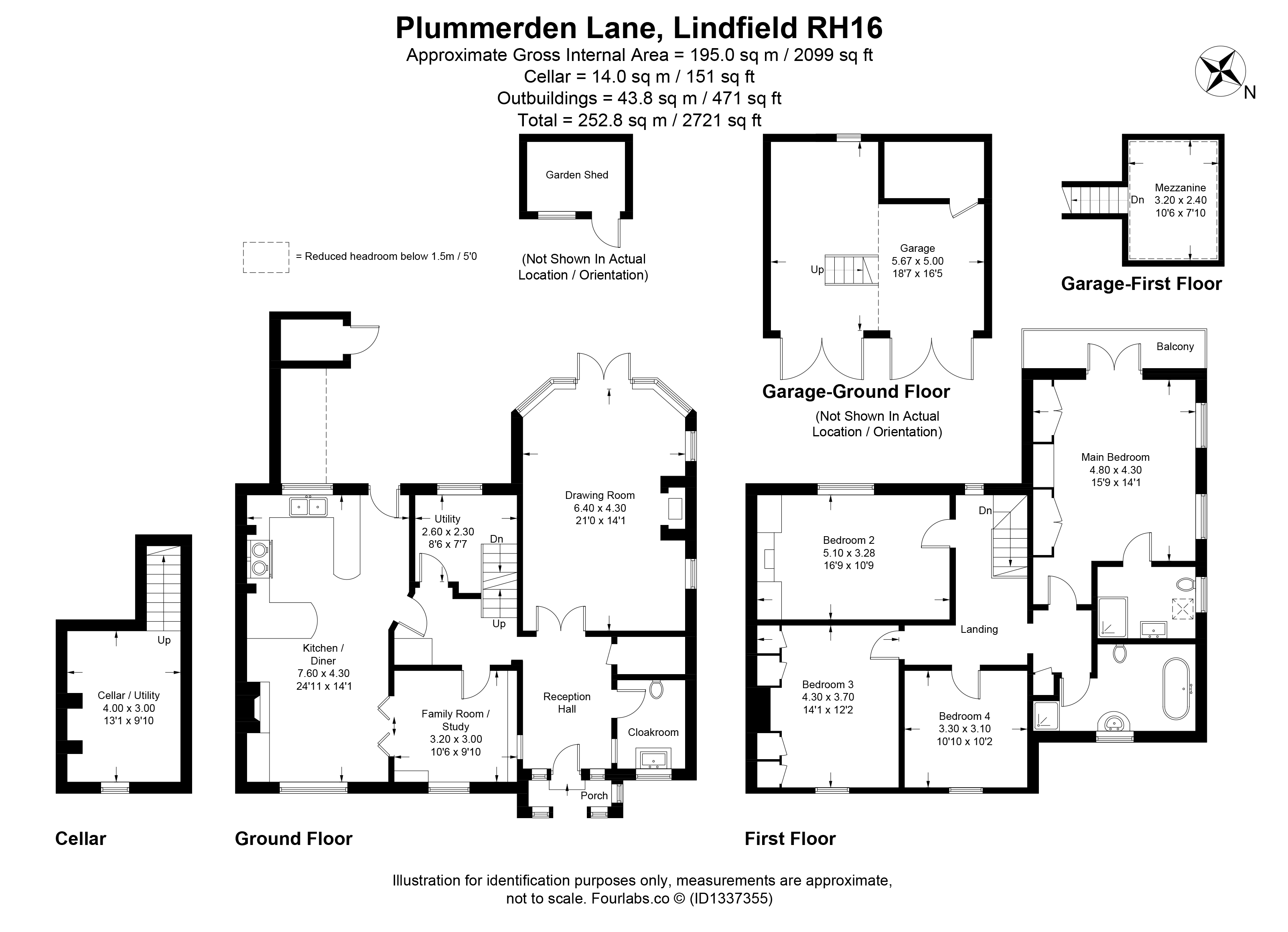 Great Plummerden Cottage,, Plummerden Lane, Haywards Heath floorplan