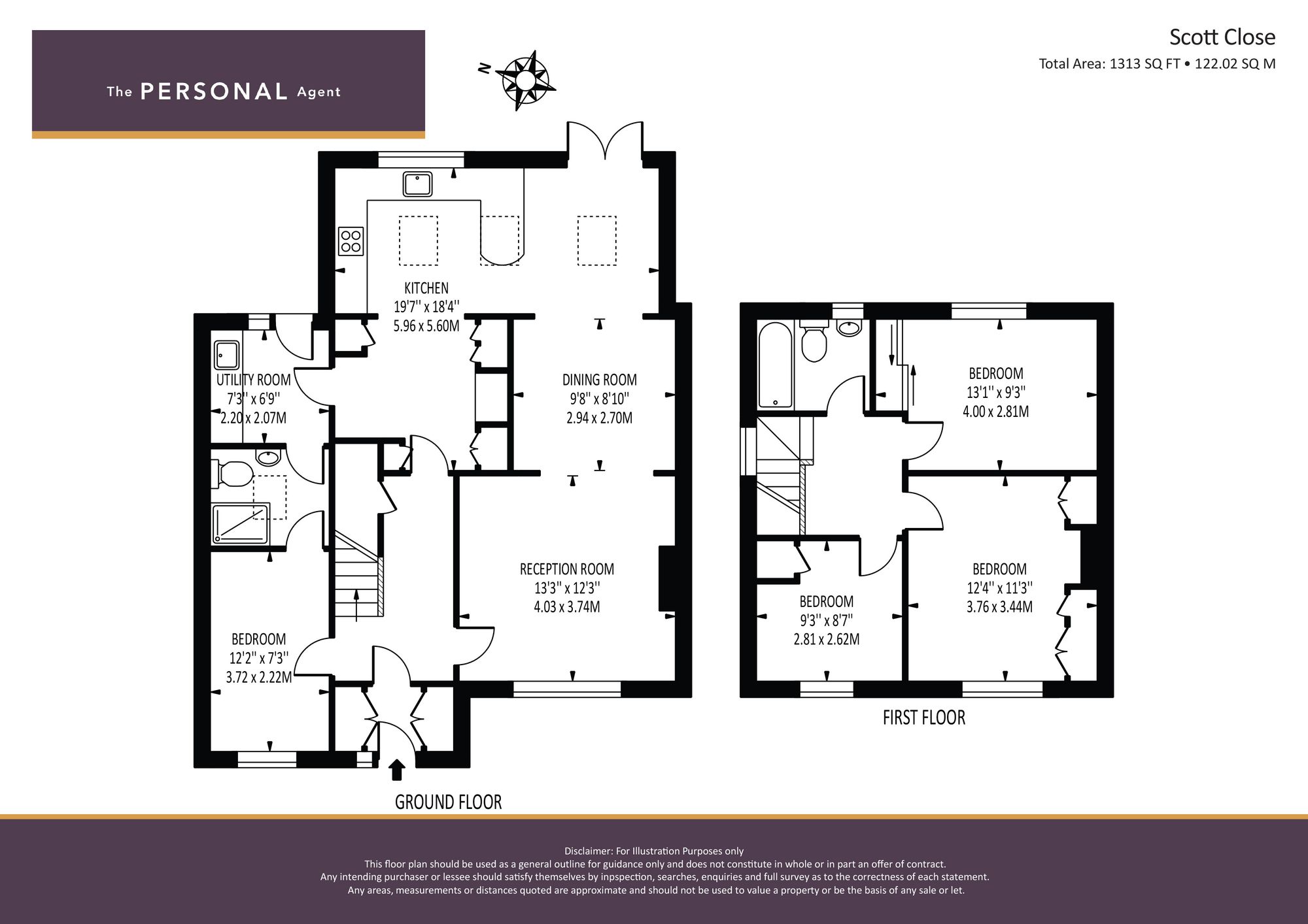 25 Scott Close, Epsom floorplan