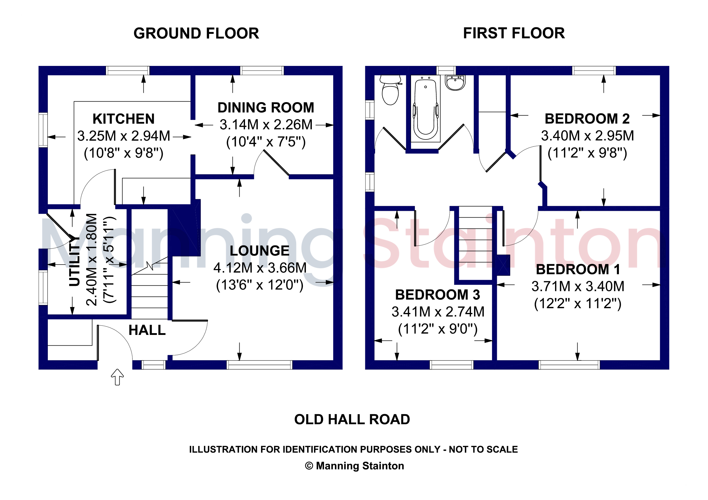 24, Old Hall Road, Wakefield floorplan