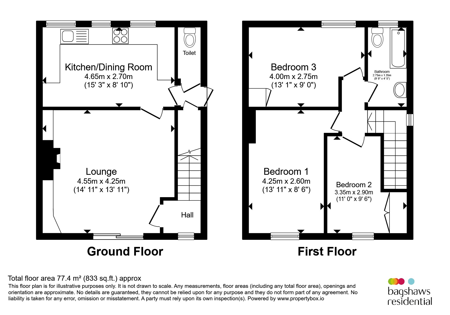 20, Mawstone Lane, Bakewell floorplan