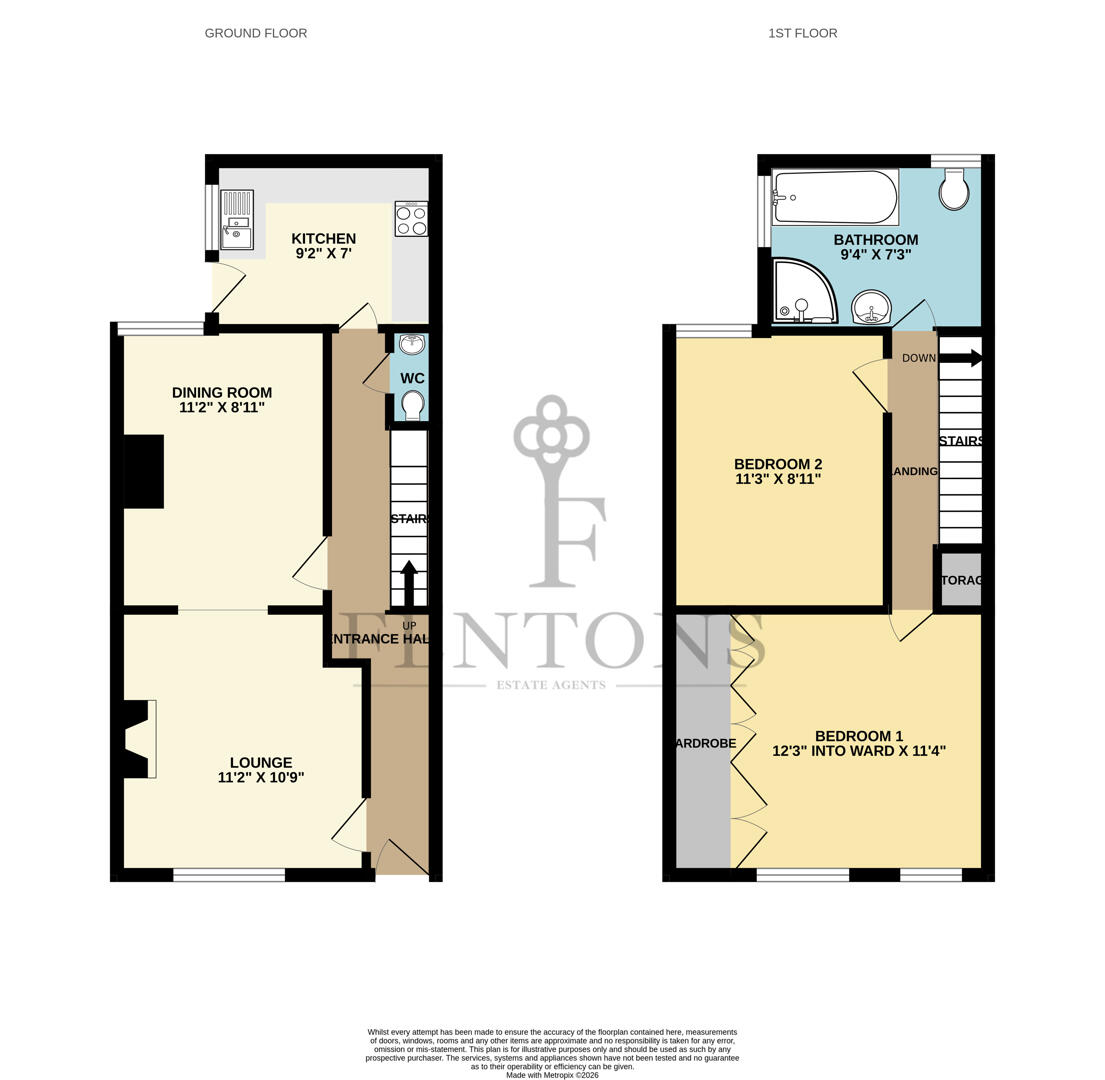 21, Crescent Road, Walton On The Naze floorplan