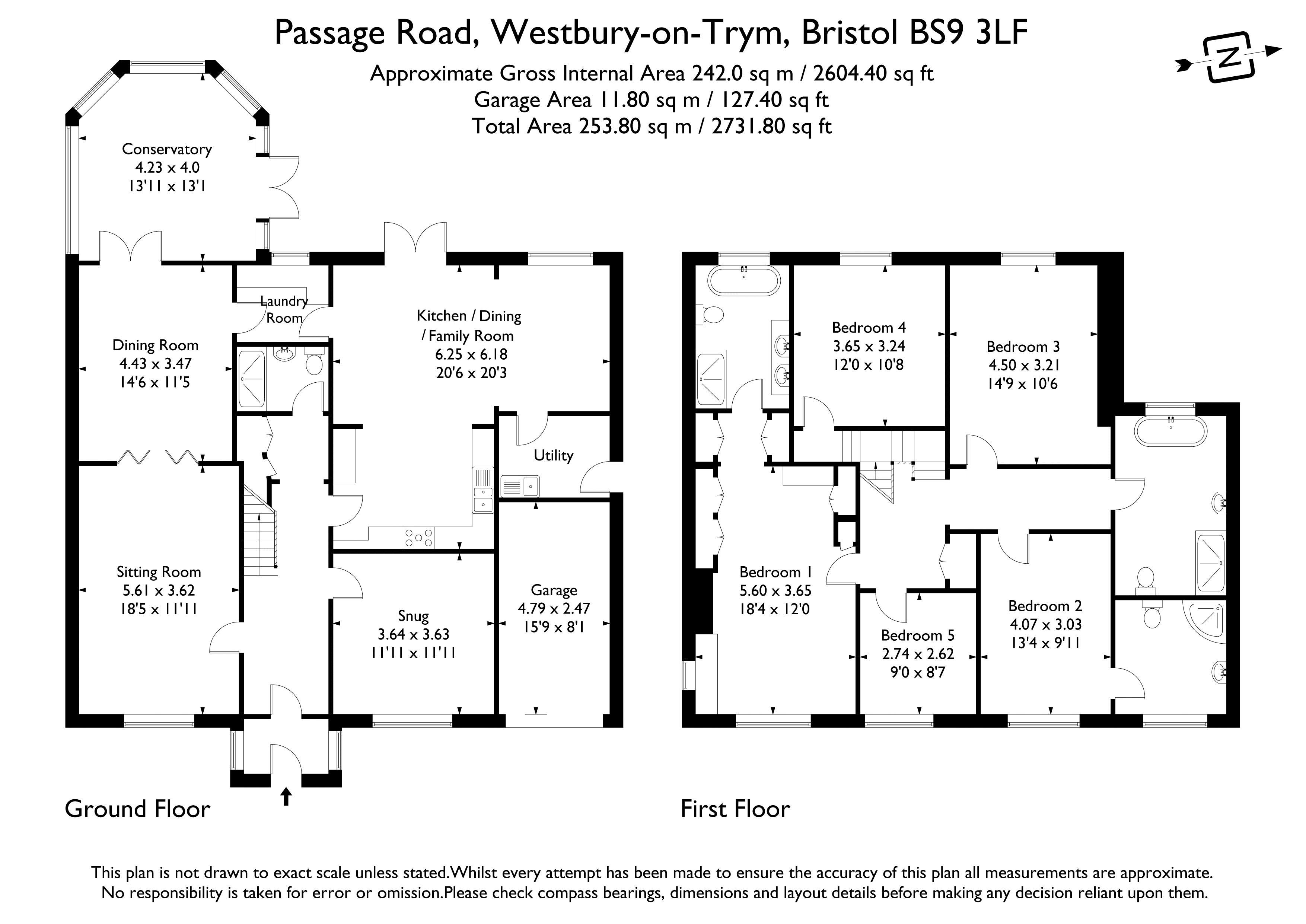 107, Passage Road, Bristol floorplan