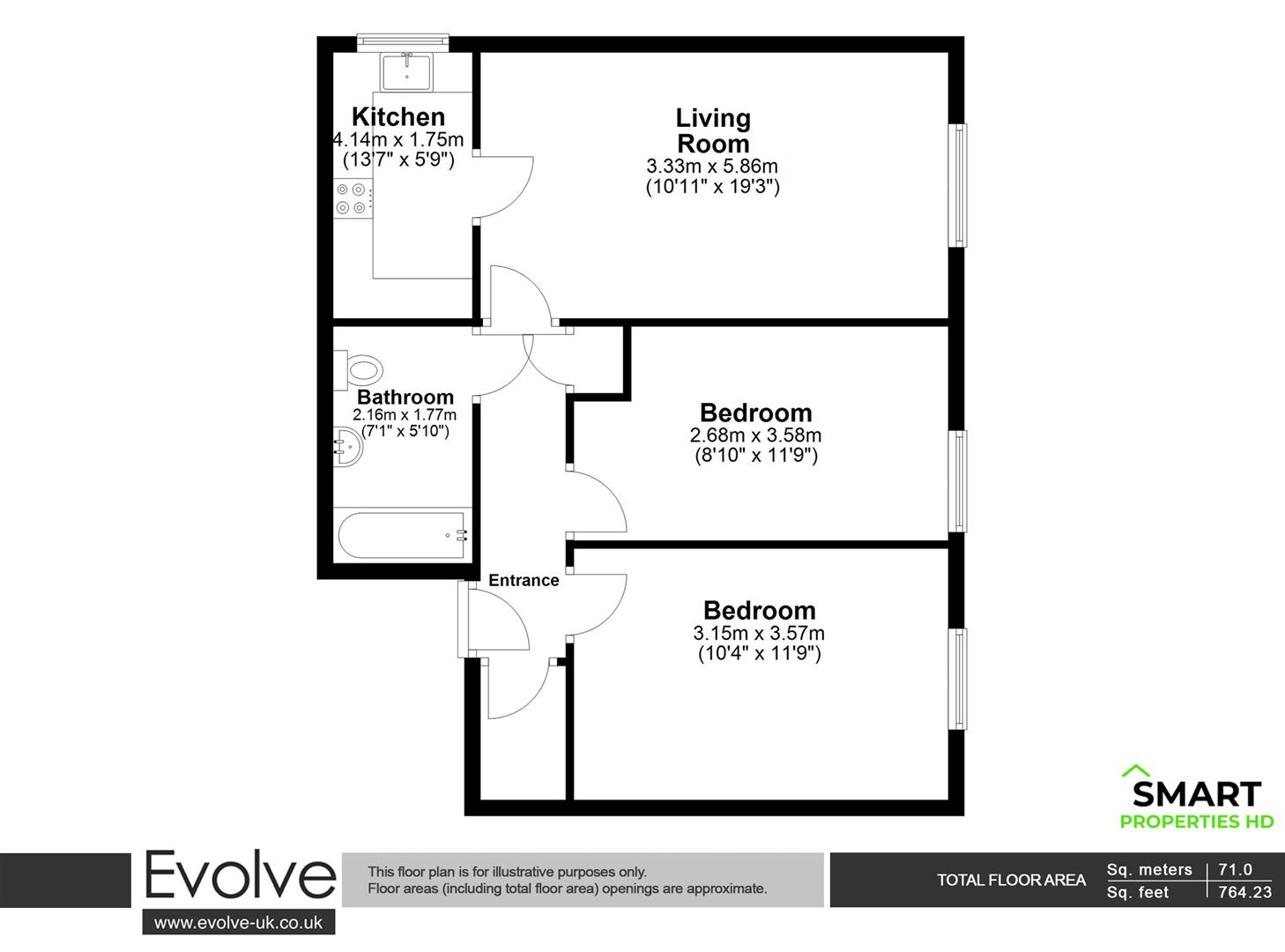 2, Drysdale Fold, Huddersfield floorplan