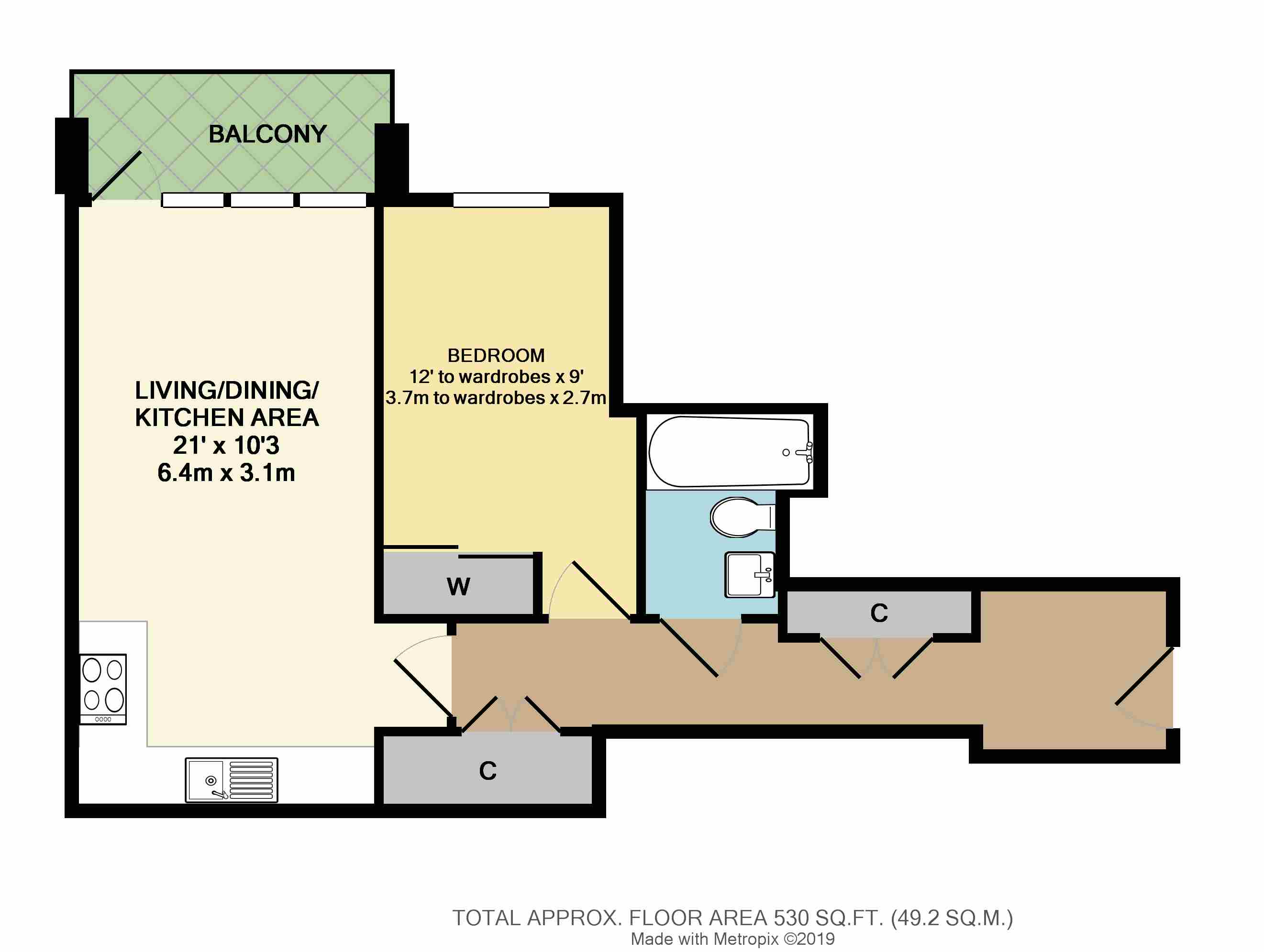 1 Bedrooms Flat for sale in East Street, Epsom KT17