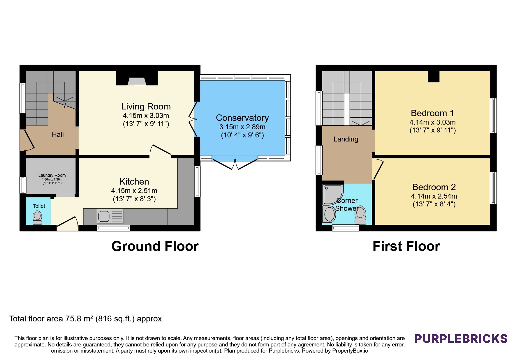 18, Knowles View, Bradford floorplan
