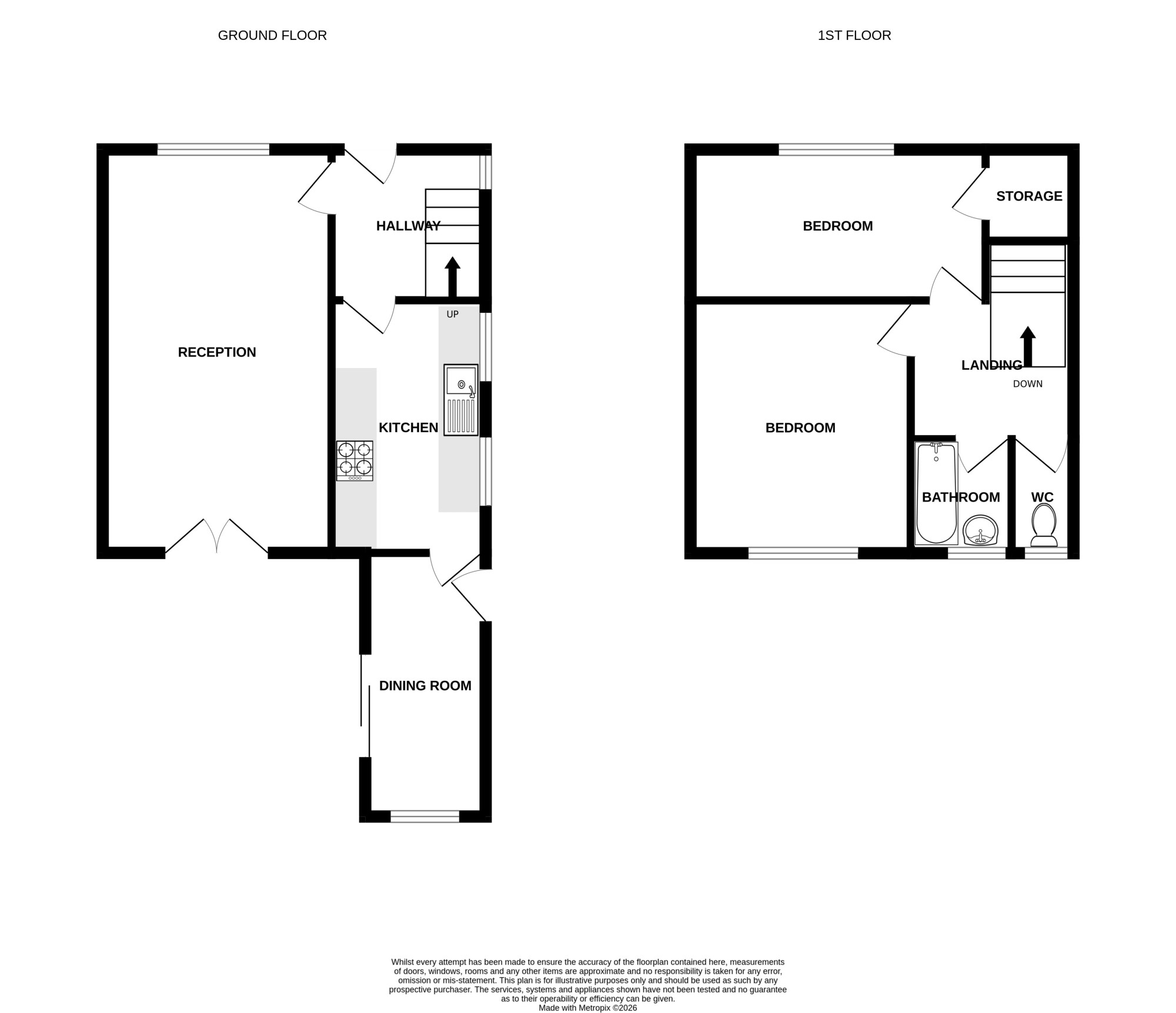 25, Meadow Close, Preston floorplan