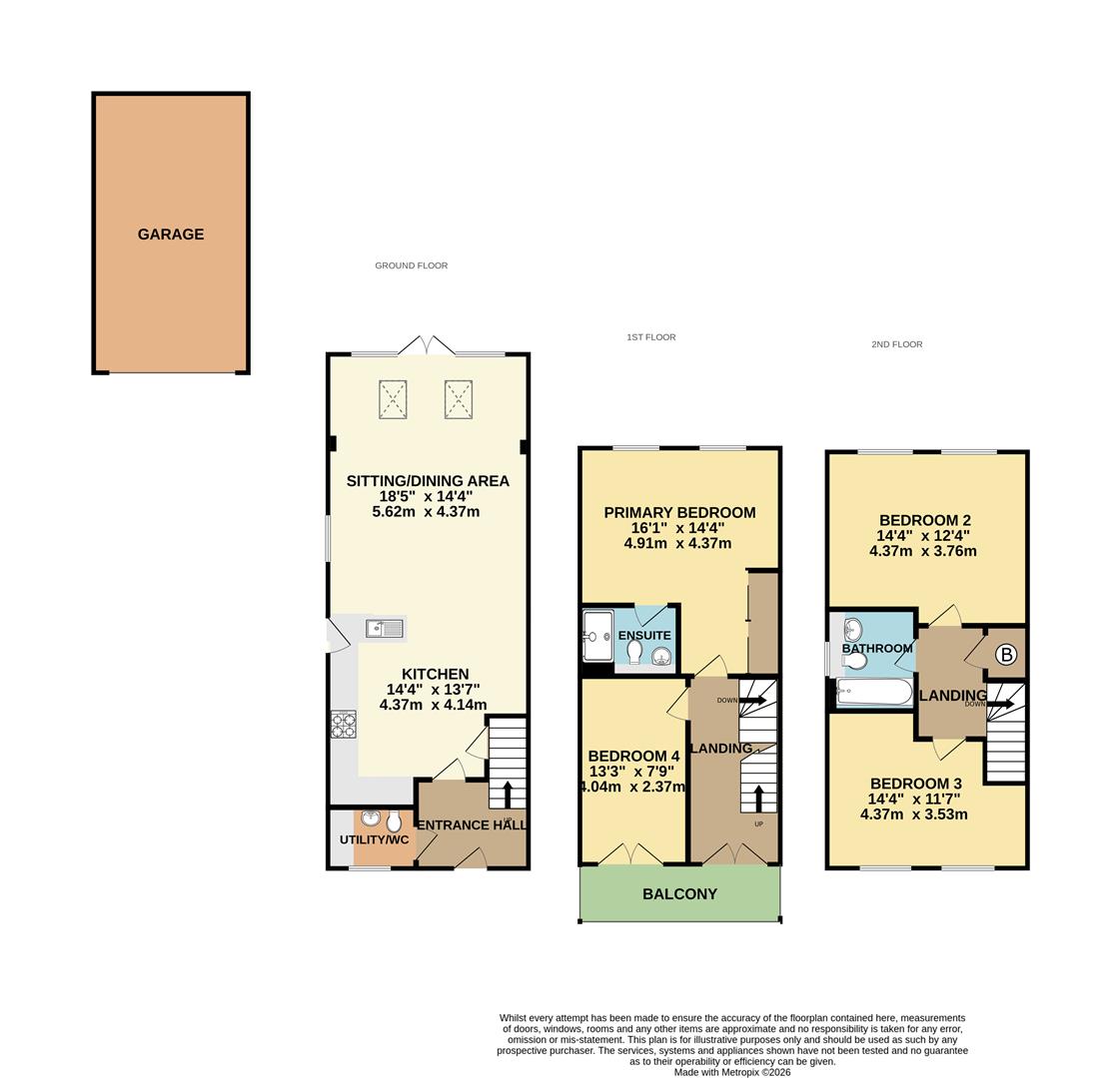 Almond Drive, Norwich floorplan