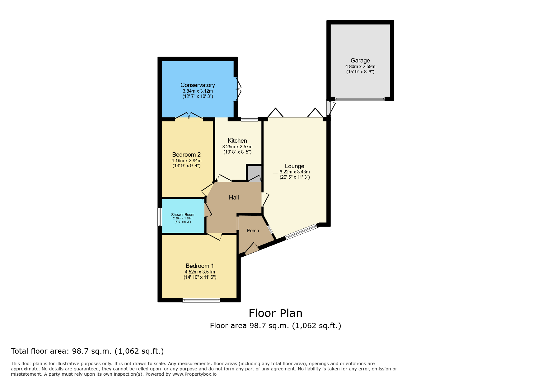 46 Fern Crescent, Leicester floorplan