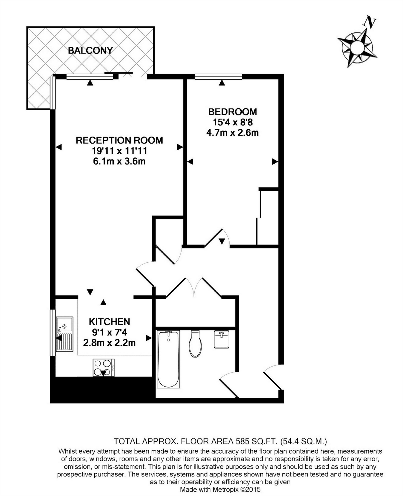1 Bedrooms Flat to rent in Sandover House, Spa Road, Bermondsey SE16