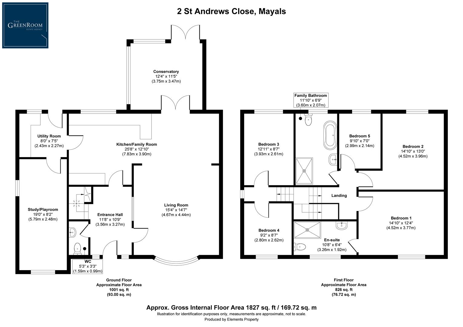 2, St. Andrews Close, Swansea floorplan