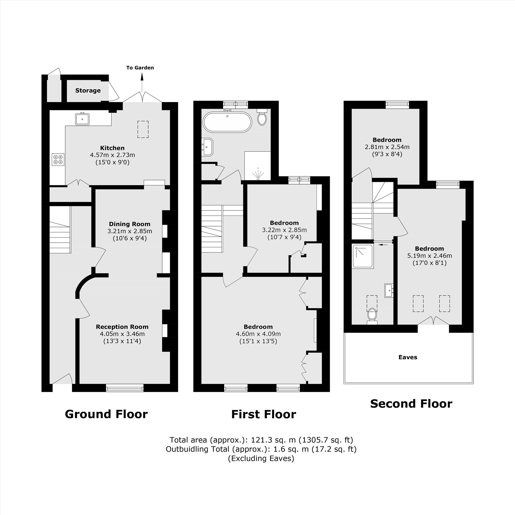 74, Waldegrave Road, Teddington floorplan