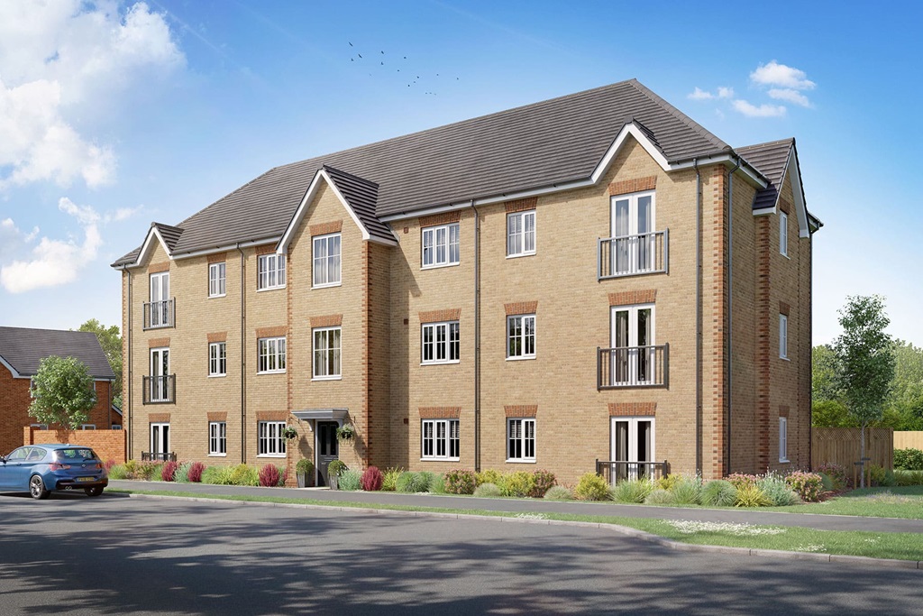 Property 1 of 8. Artist Impression Of An Apartment Block At Wolsey Grange