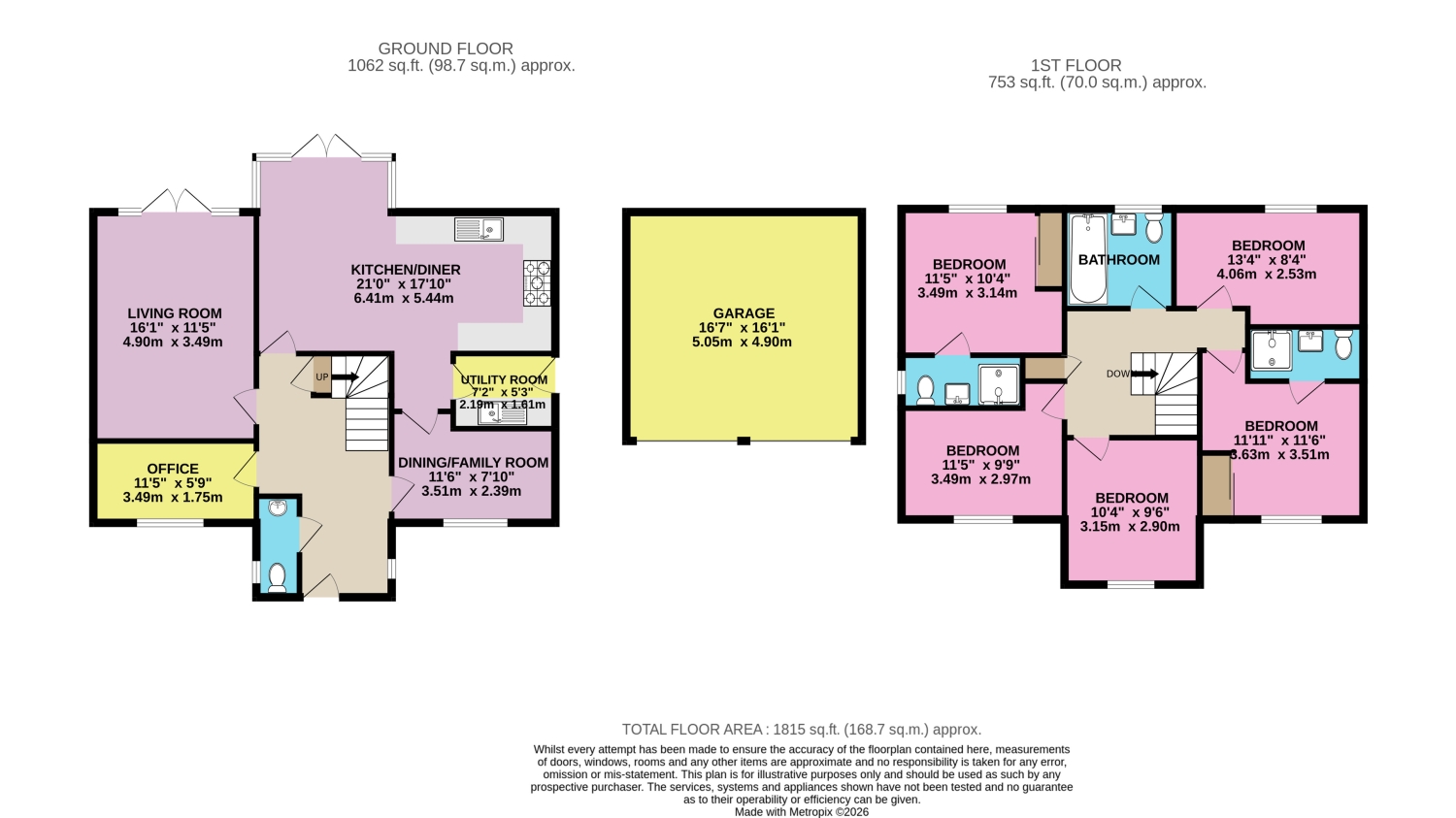 8, Topaz Close, Swindon floorplan
