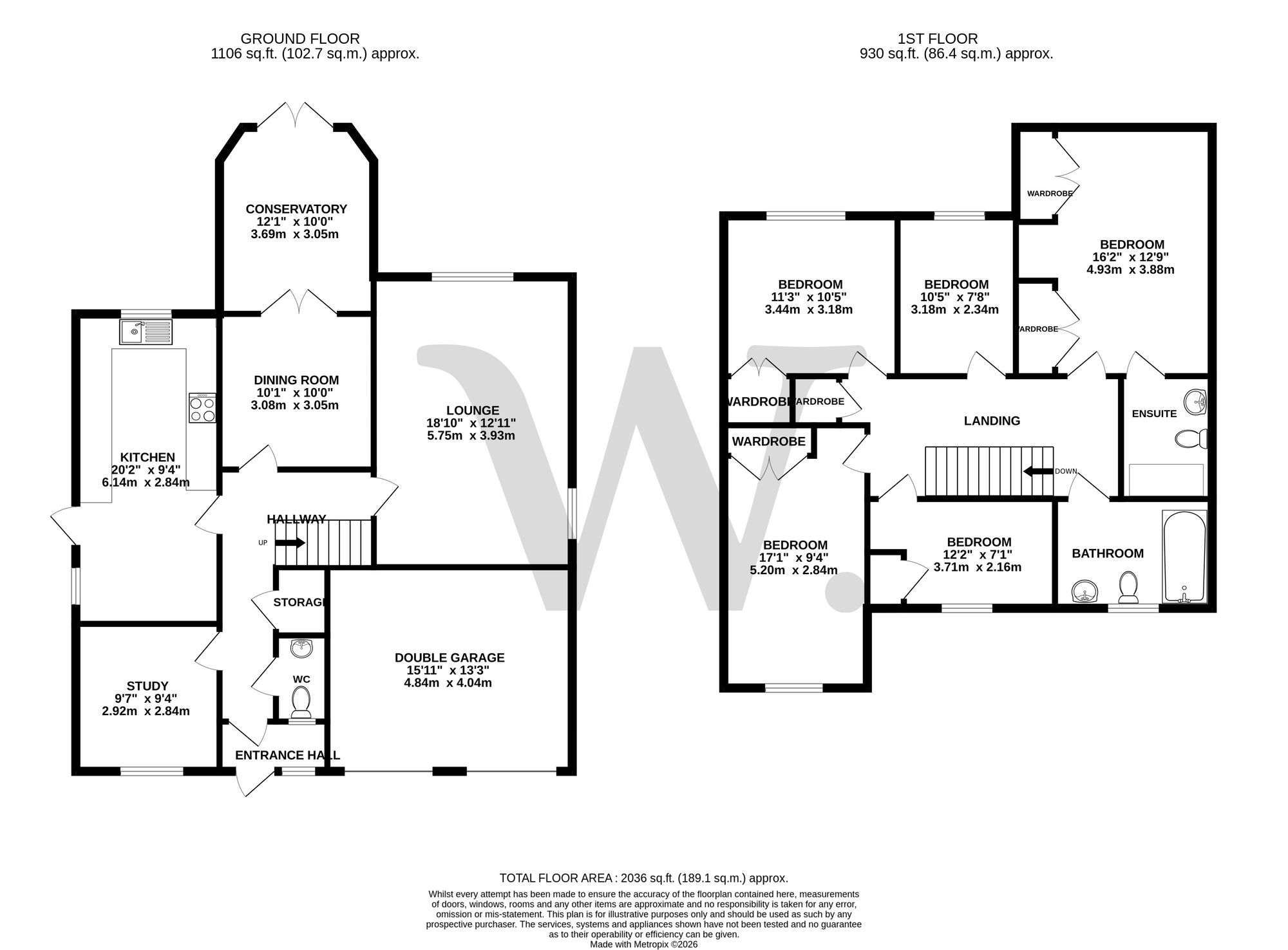 11 Isbets Dale, Norwich floorplan