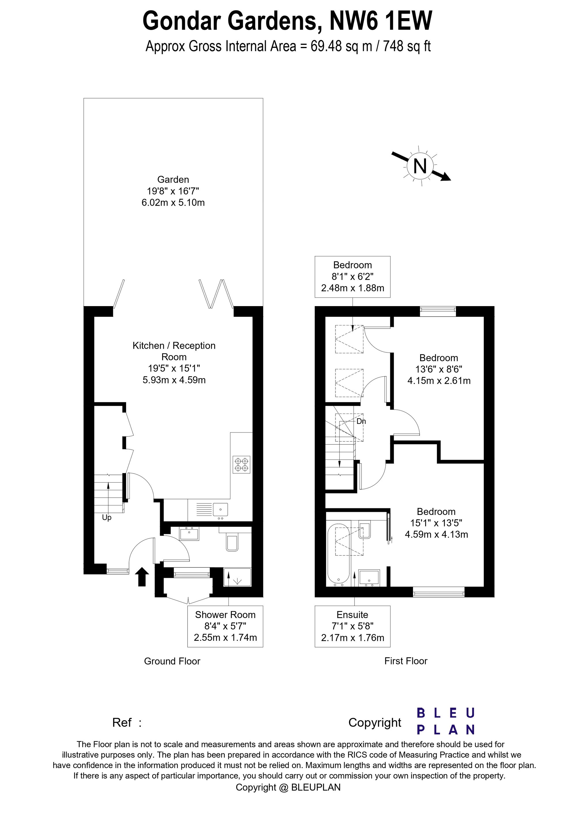 7 Gondar Gardens, London floorplan