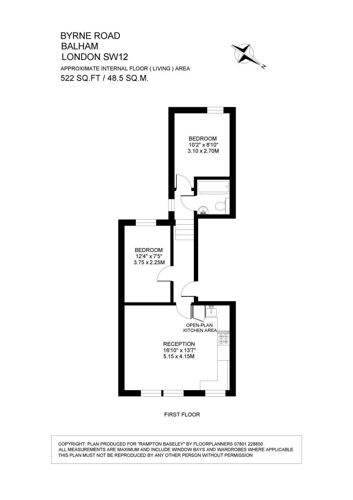Byrne Road, SW12 floorplan