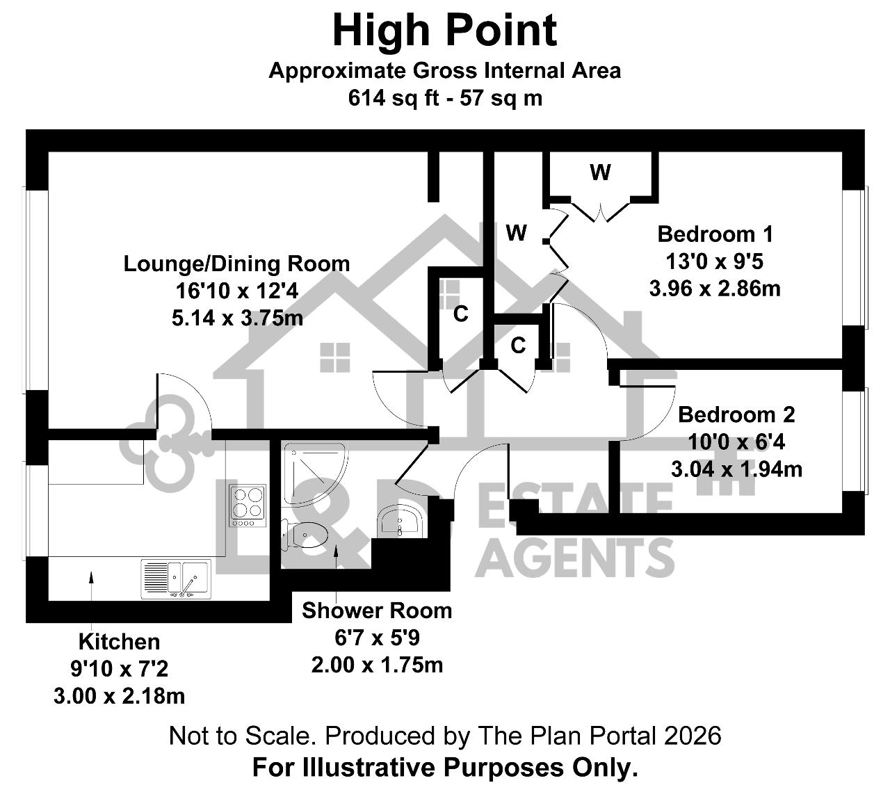 27, High Point, Pirton Road, Hitchin floorplan