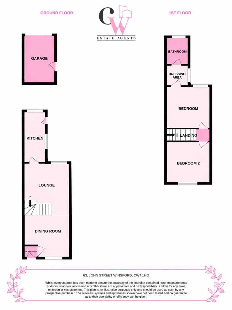 63, John Street, Winsford floorplan