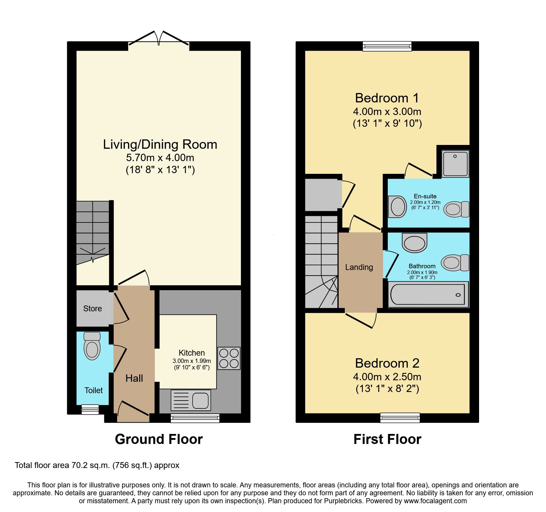 86, Station Road, Walsall floorplan