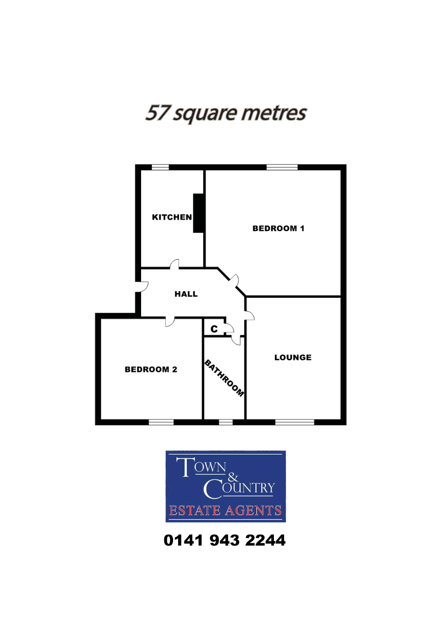 2 Bedrooms Flat for sale in Northinch St, Glasgow G14