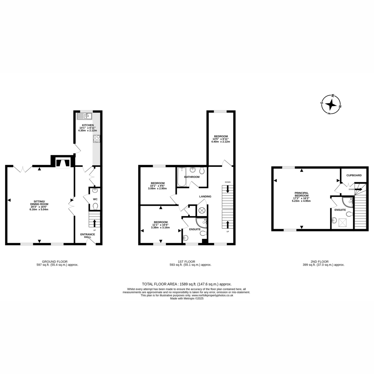 32, Blyth View, Halesworth floorplan