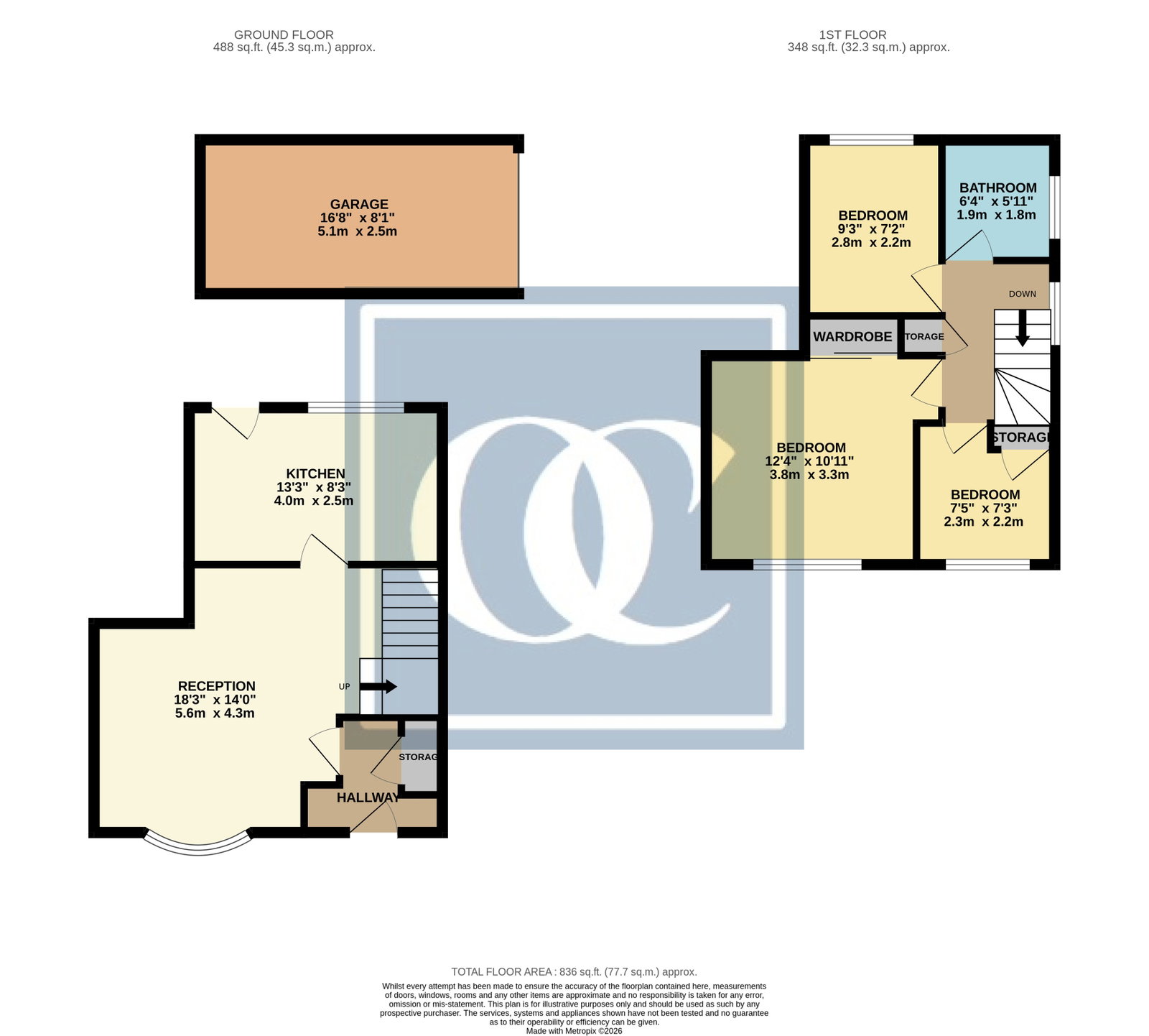 17, Wessex Close, Bedworth floorplan