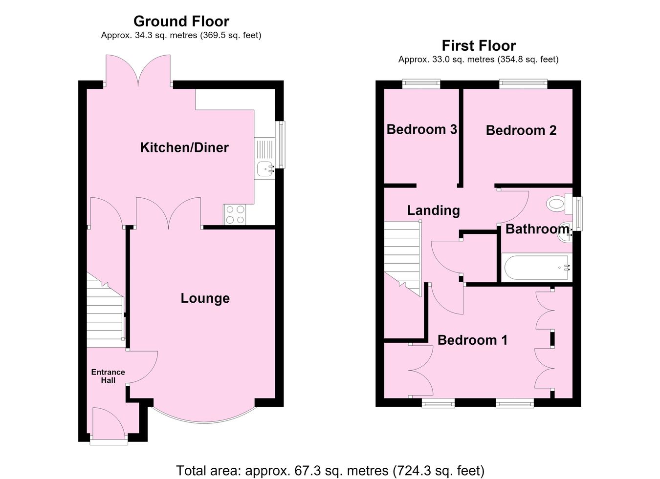 Brosdale Drive, Hinckley floorplan